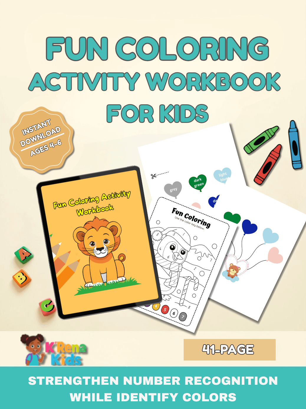 Fun Coloring Activity Workbook product image (1)