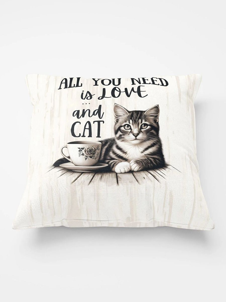 Love & Cat Pillow product image (3)