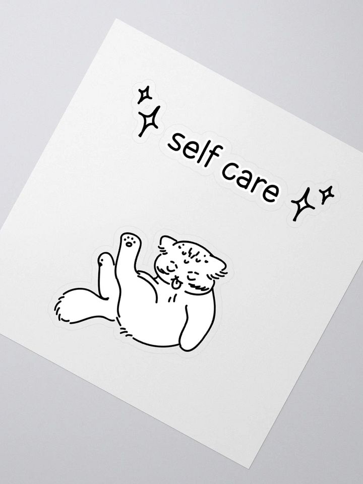 Self Care Manul - Sticker product image (6)
