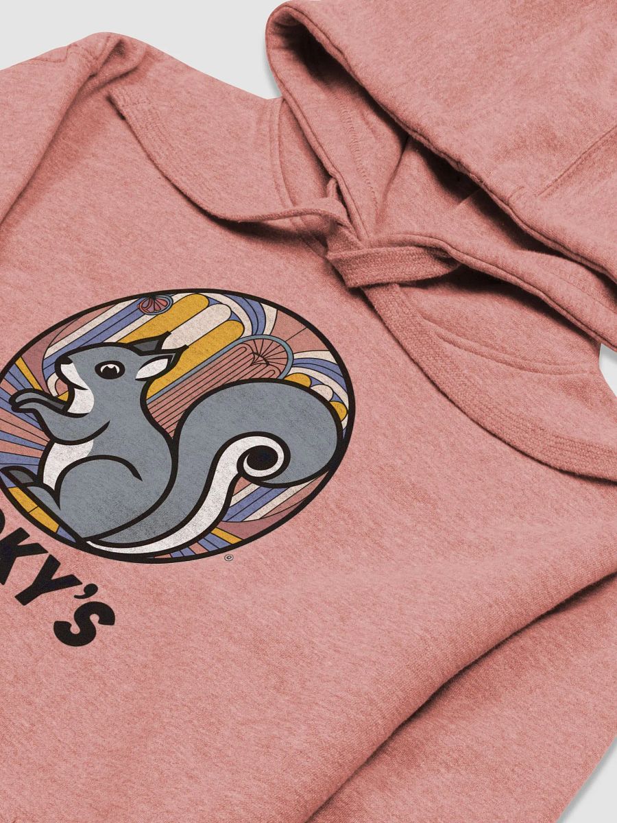 Super Soft Hoodie: Pooky's BFF, Art Deco, Grey Squirrel in Circle product image (3)
