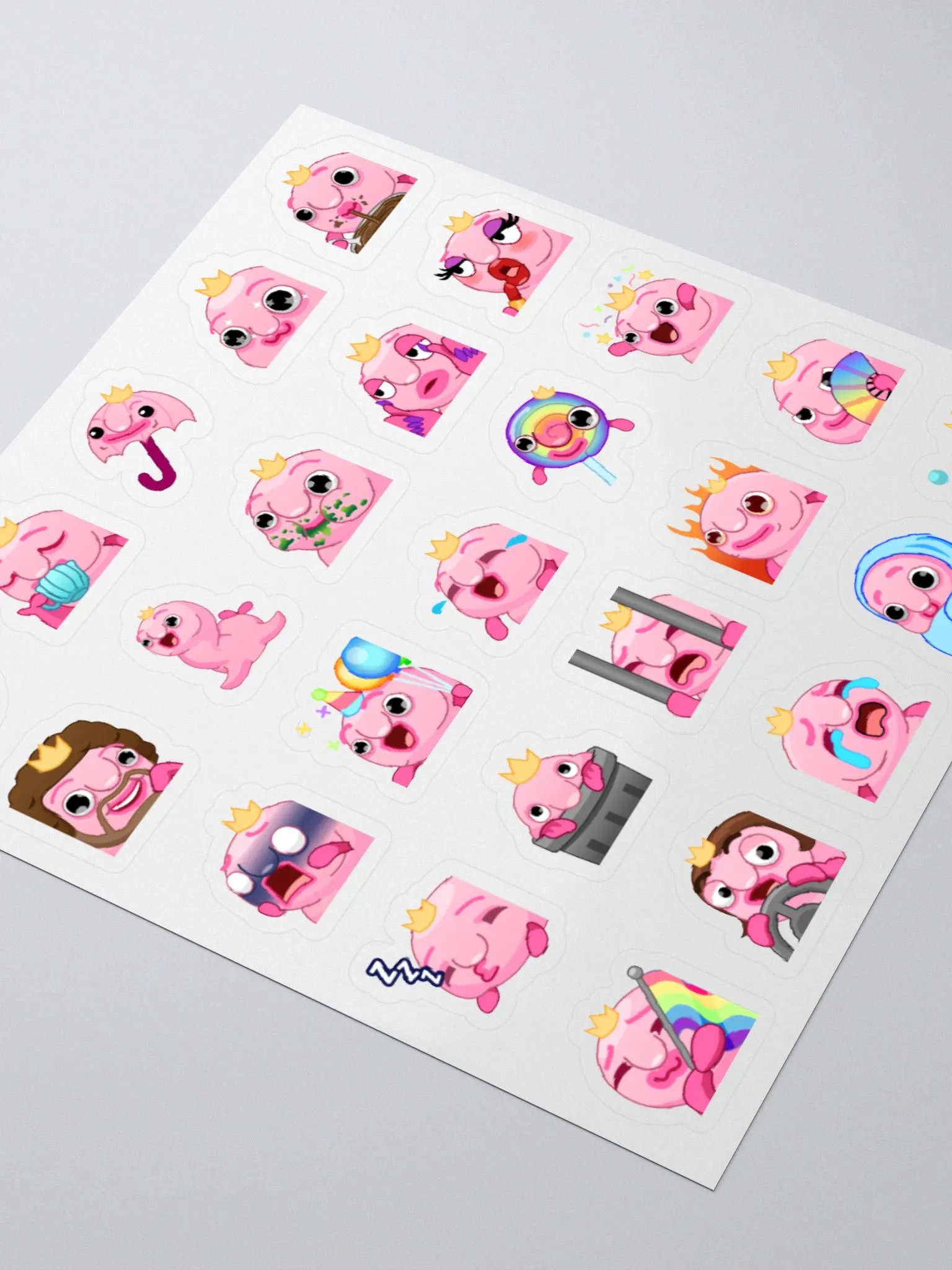 Blobarella Emotes Sticker Sheet product image (3)