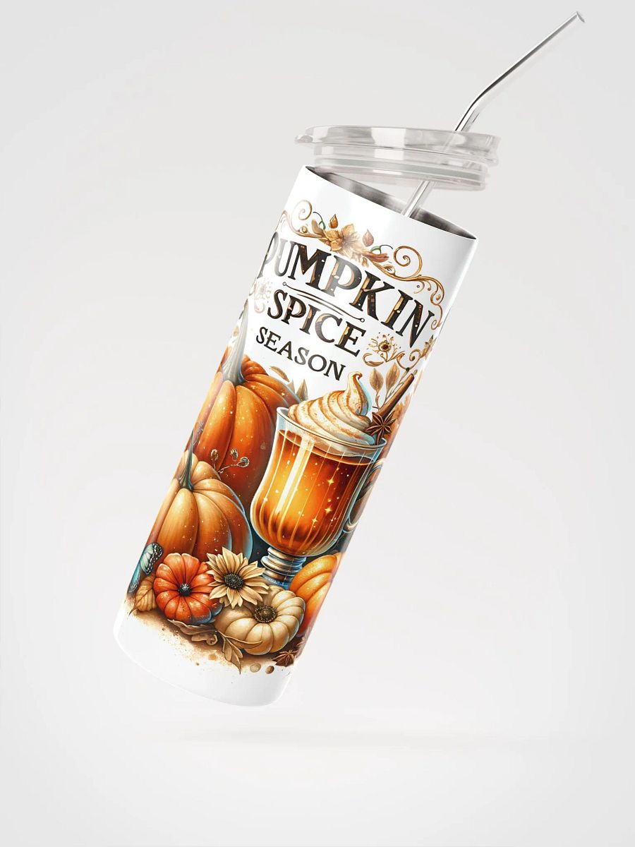 Pumpkin Spice Autumn Bliss, Fall Stainless Steel Tumbler product image (6)
