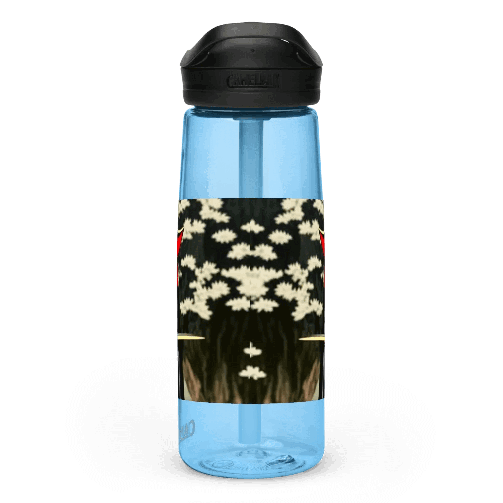 "Spring" Symmetrical Warrior Anime Water Bottle product image (3)