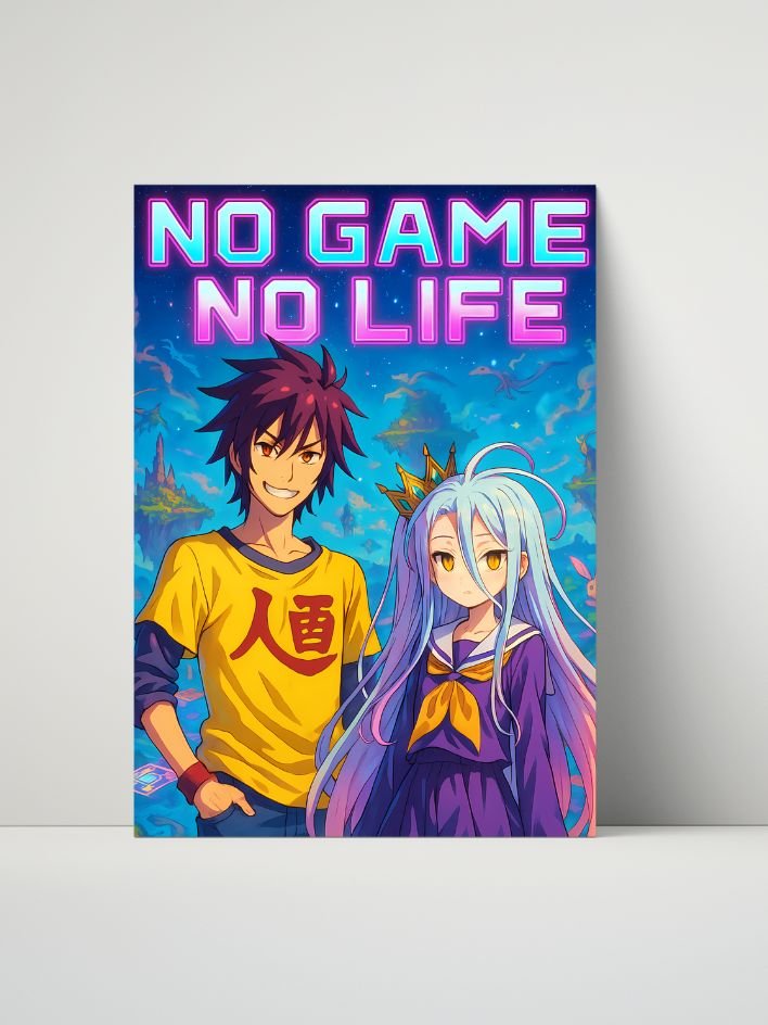 No Game No Life – Sora & Shiro Edition – 8x10 Metal Print product image (1)