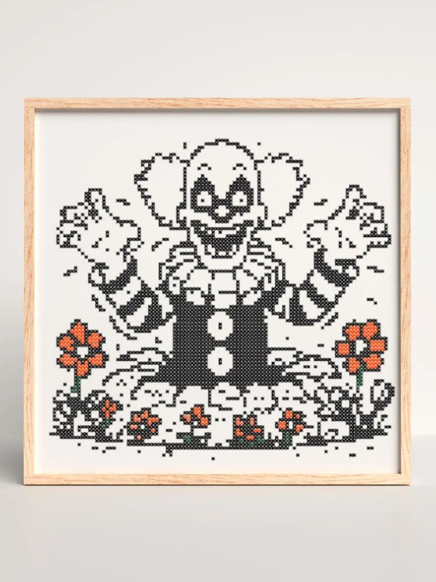 Clown Rising Cross Stitch Pattern product image (6)
