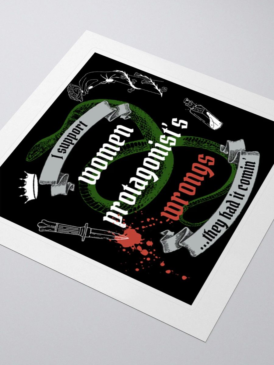 Rebellious Protagonist Empowerment: They Had It Comin' Sticker product image (8)