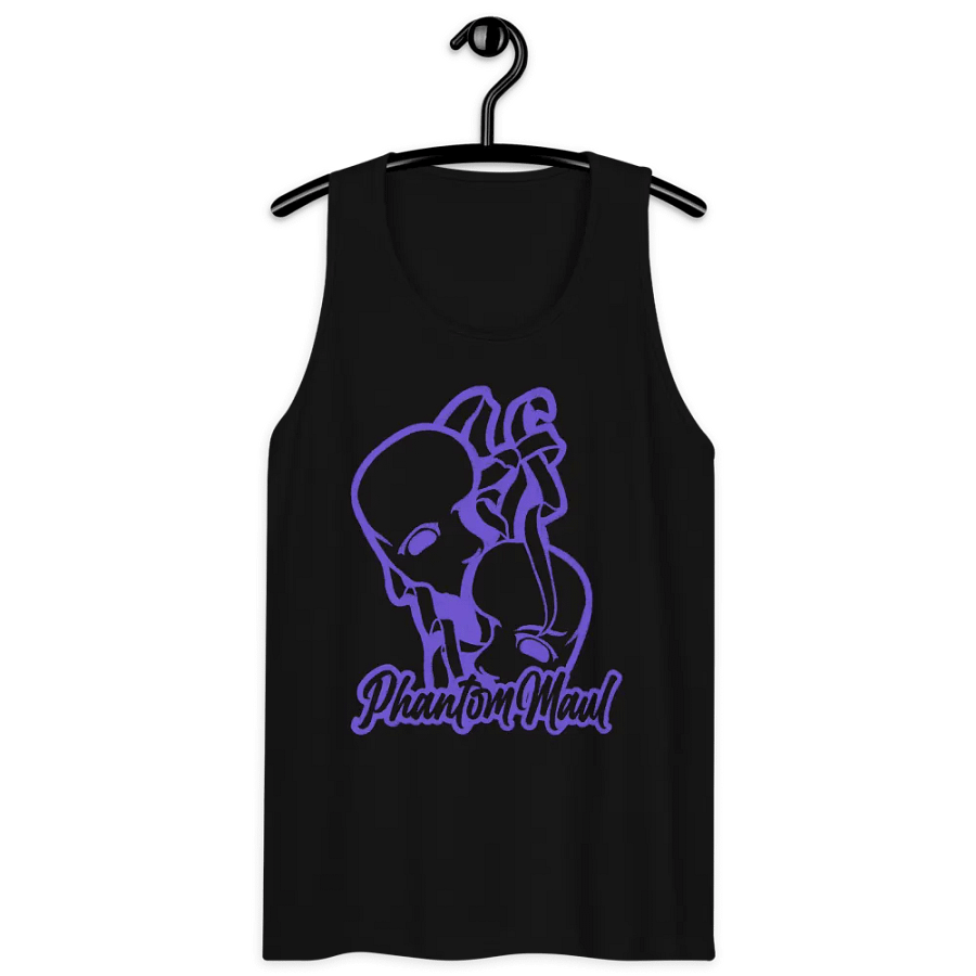 Dark Purple Big Logo Men's Tank Top product image (23)