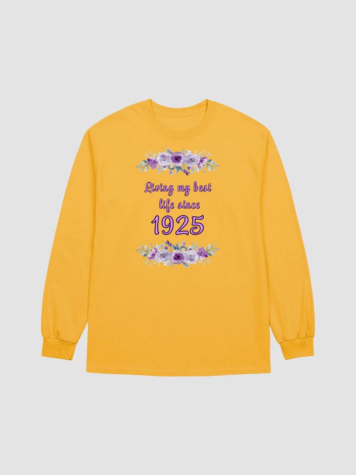 Floral Best Life since 1925 Long Sleeve Tee product image (2)