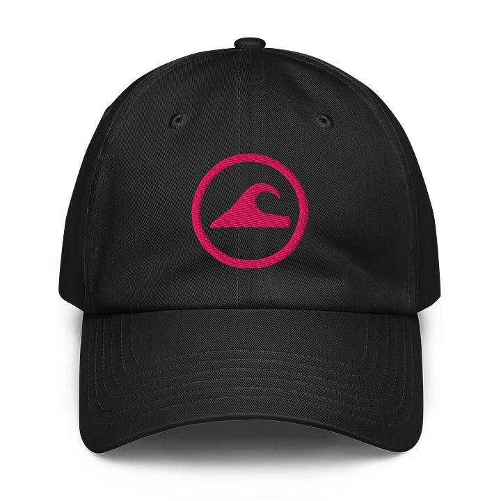 Embroidered Wave Rider Under Armor Dad Hat (Flamingo) product image (1)
