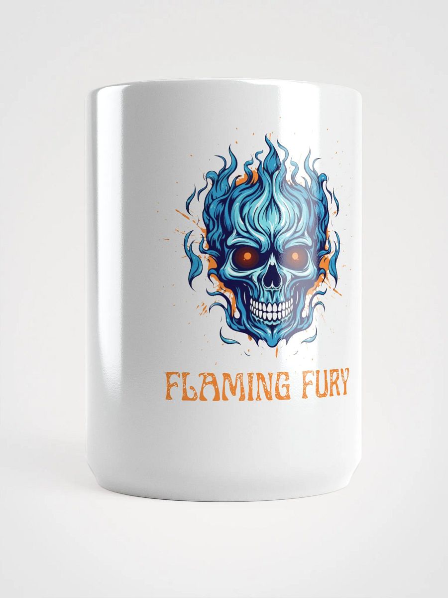 Flaming Fury White Glossy Mug product image (1)