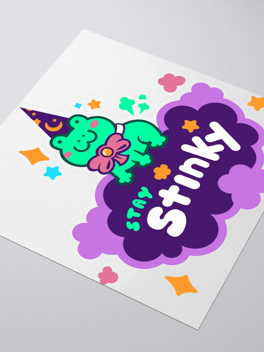 Stay Stinky Wizard Frog Sticker product image (9)