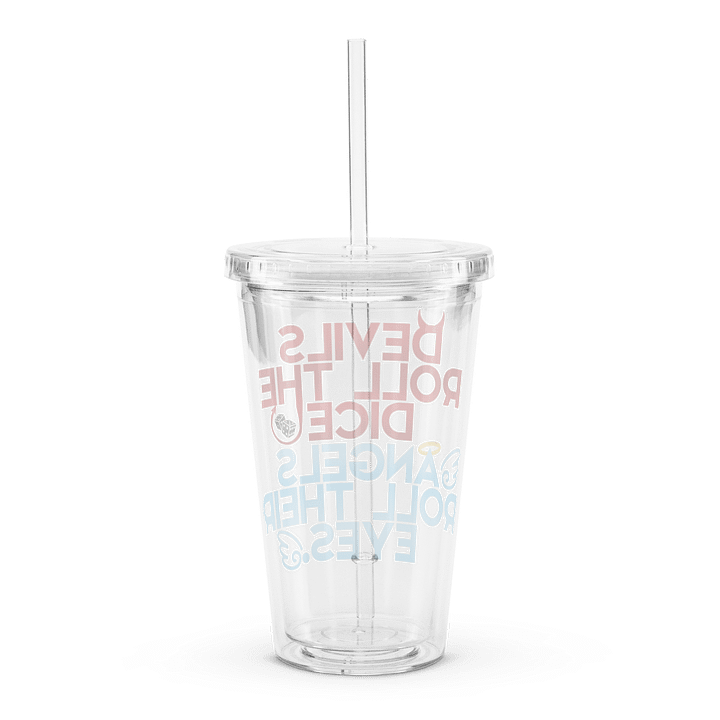 Devils & Angels - Clear Plastic Tumbler product image (2)