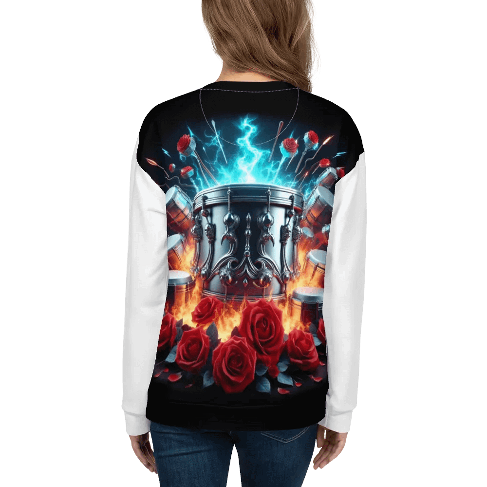 Rhythmic Drum Reverie Recycled - Unisex Sweatshirt #7 product image (5)