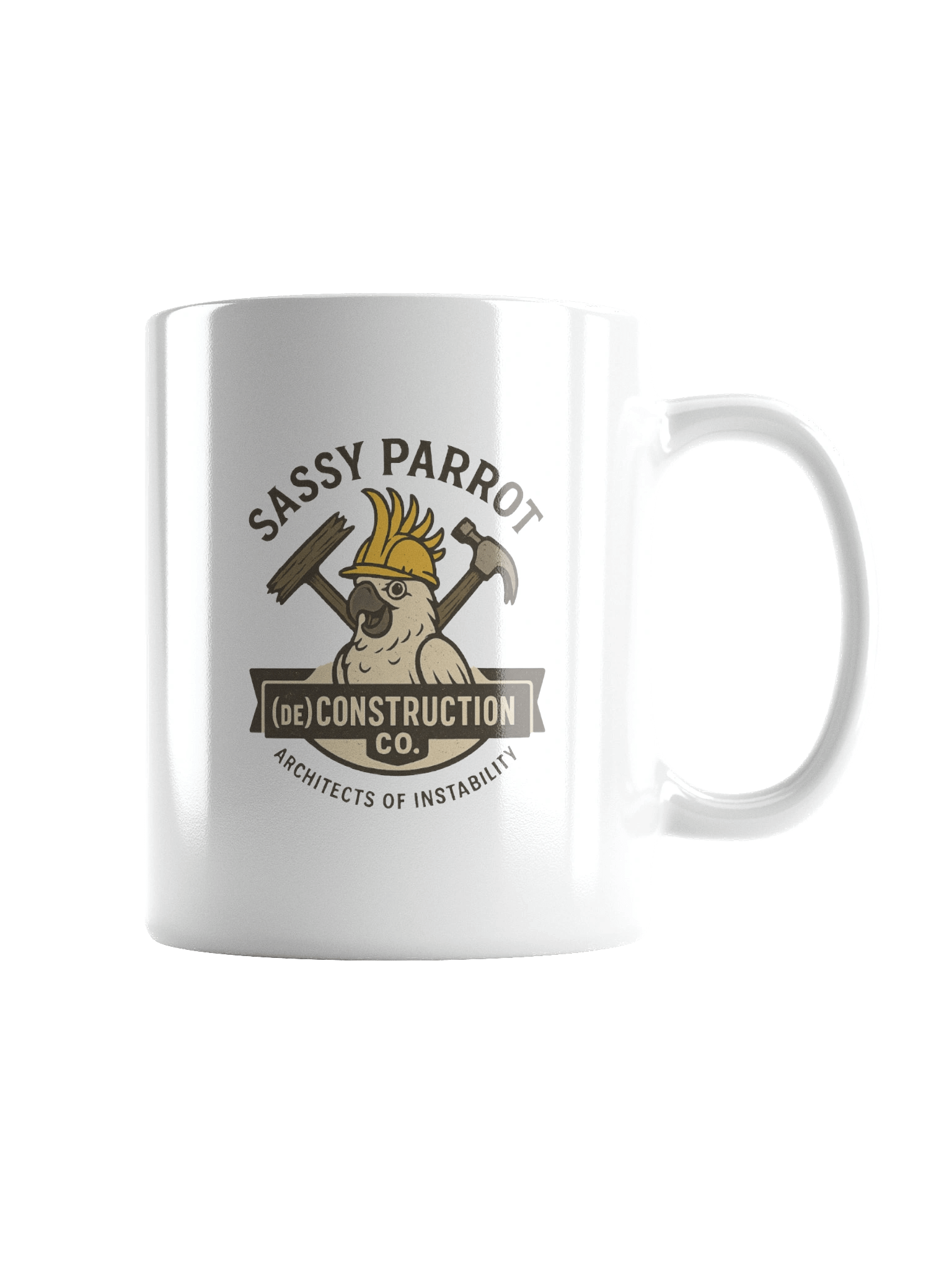 Sassy Parrot (de)Construction Co.™ Logo Mug product image (2)