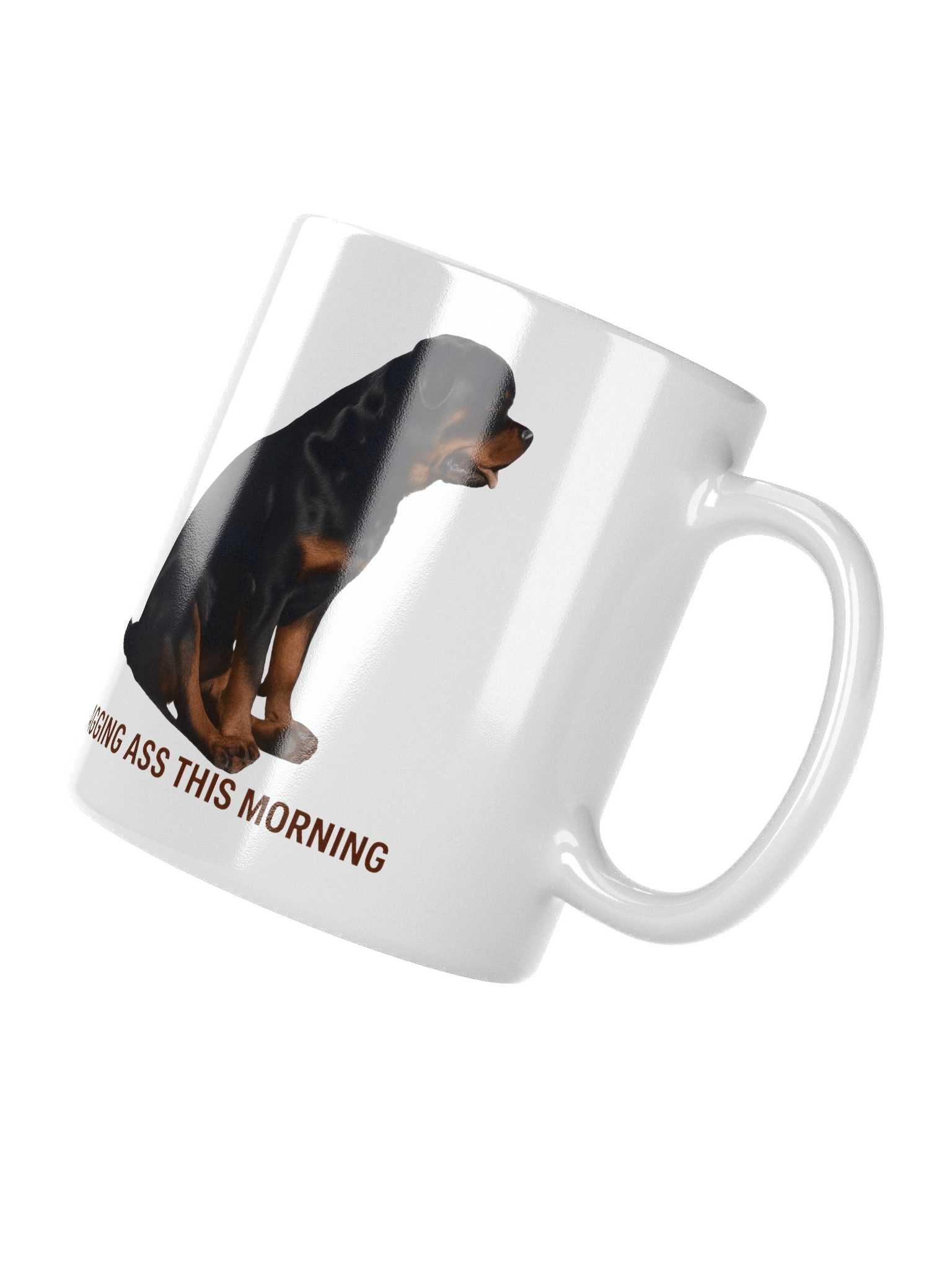 Rottweiler - Dragging ass this morning Mug product image (7)