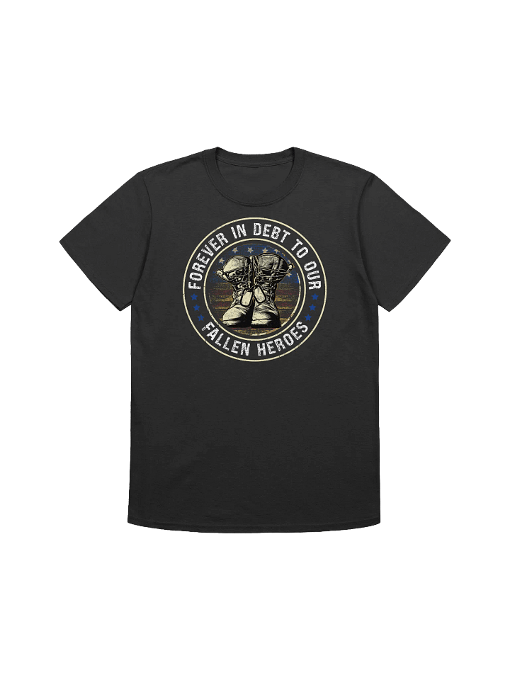 Fallen Heroes - Military Boots Memorial Day Graphic T-Shirt product image (5)