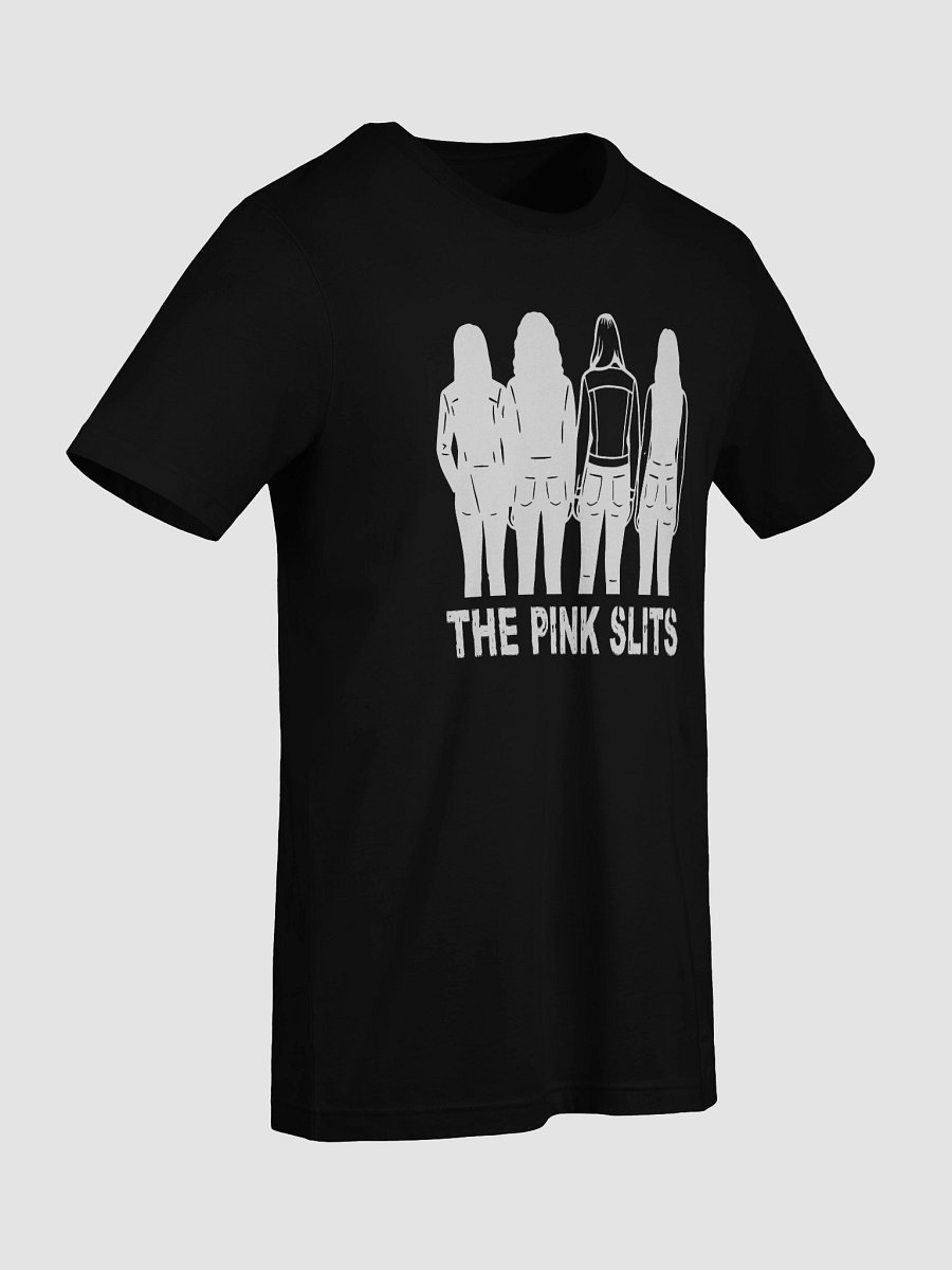 The Pink Slits supersoft silhouette tee (black or grey) product image (9)