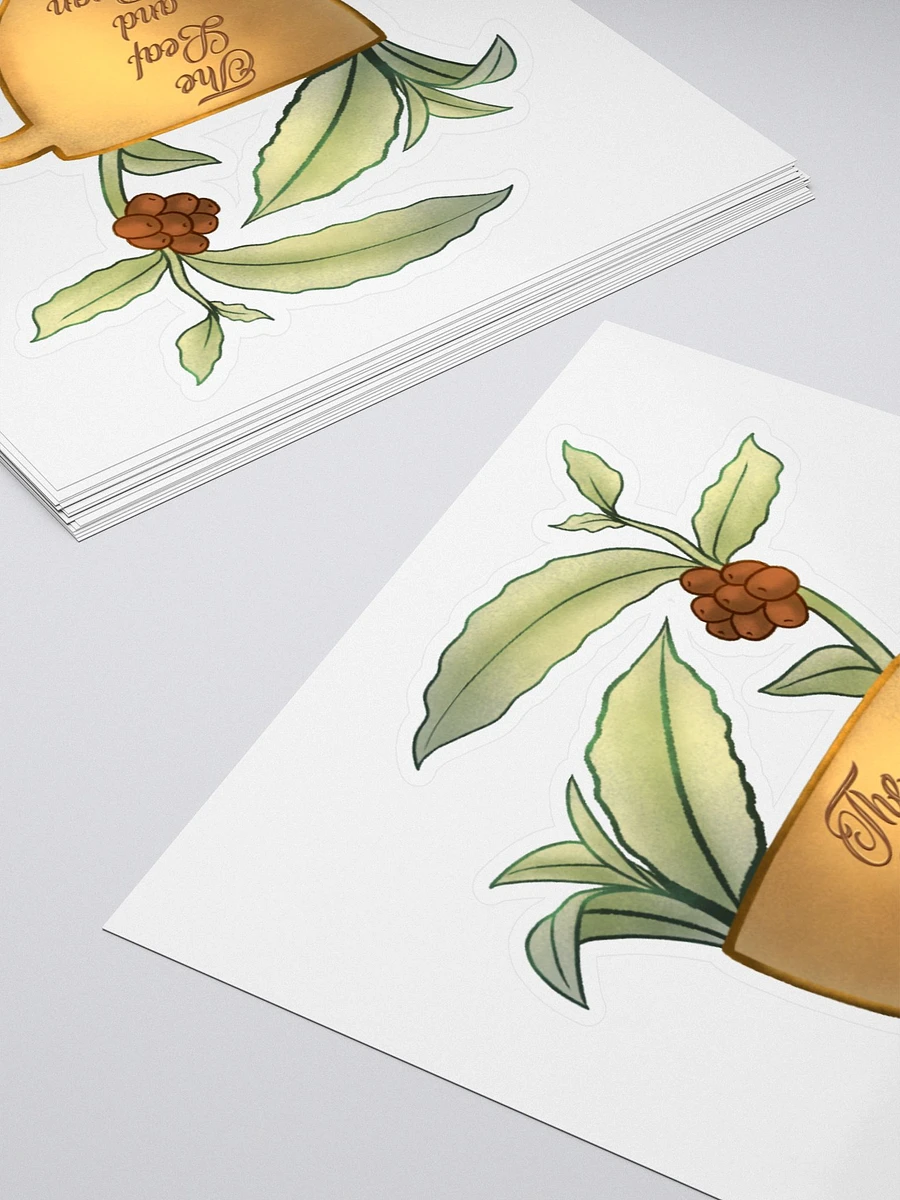 The Leaf and Bean Logo Sticker product image (4)