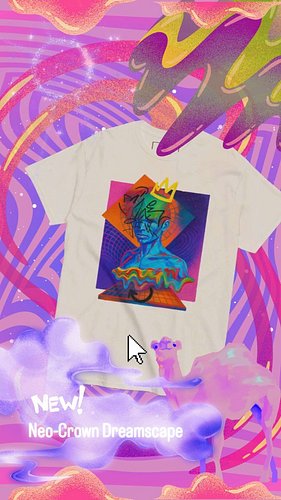 > 👑✨ Neo-Crown Dreamscape has arrived!

A psychedelic storm of color, chaos, and crowned energy — dropping in 14 alternate re...