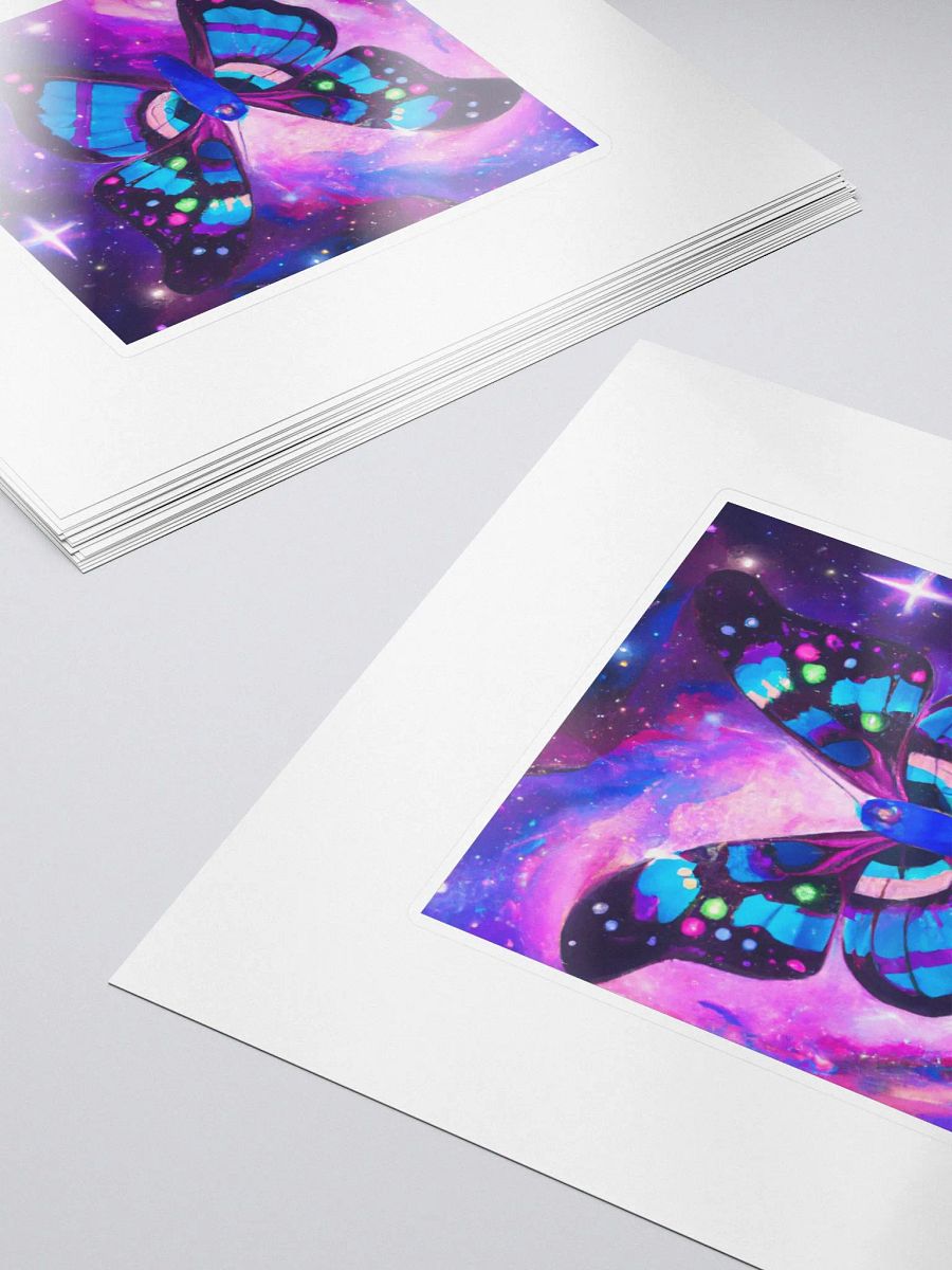 Cute Galactic Butterfly Sigma Sticker product image (5)