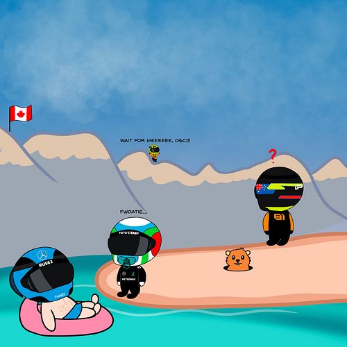 So gutted for Lando, but proud of the Merc boys. Happy Father’s Day to those who celebrate ♥️

#formula1 #f1 #f1fanart #canad...