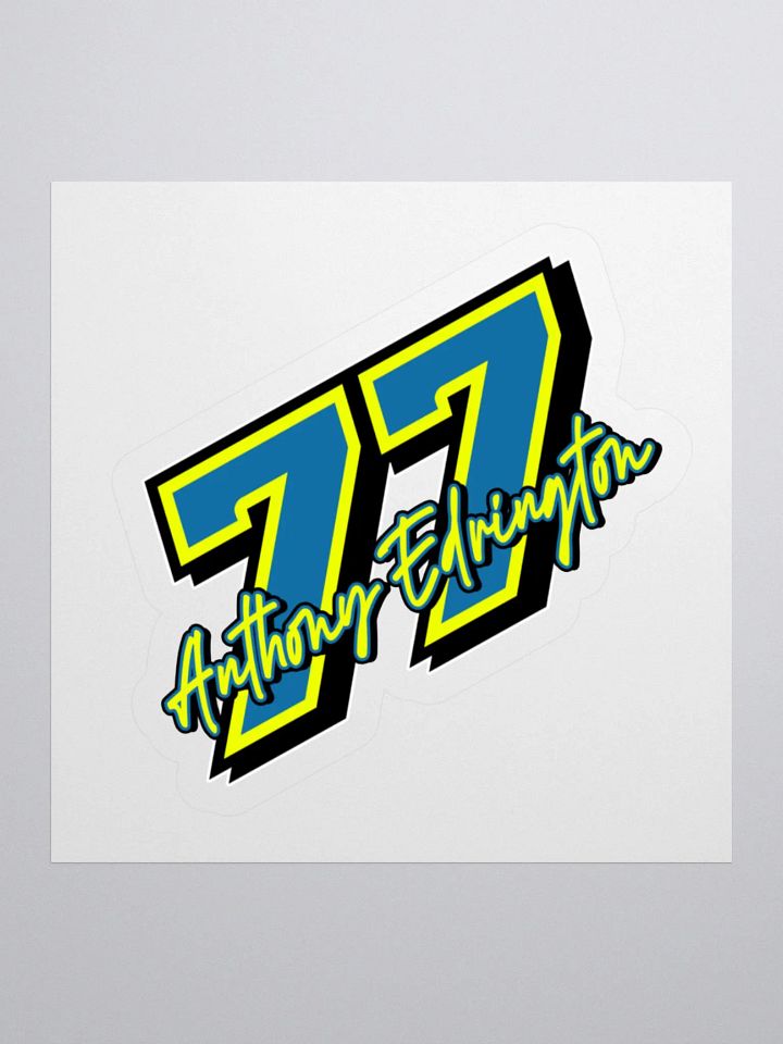Anthony Edrington #77 Decal product image (1)