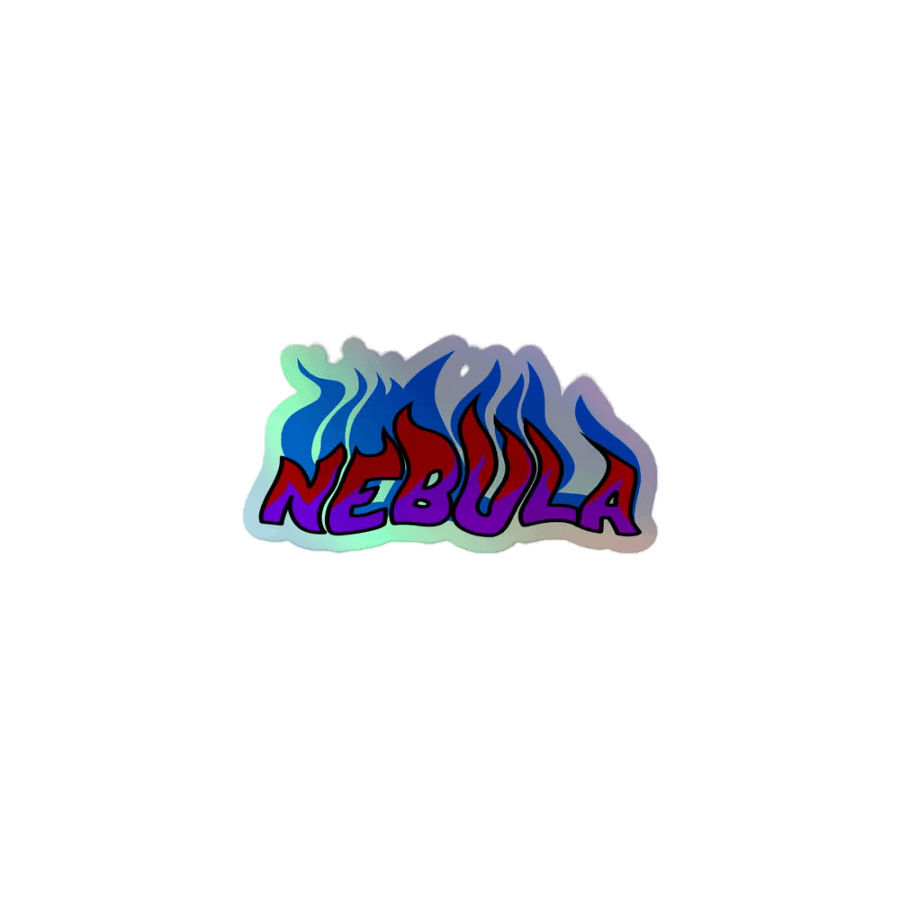 Holographic Nebula Sticker product image (1)