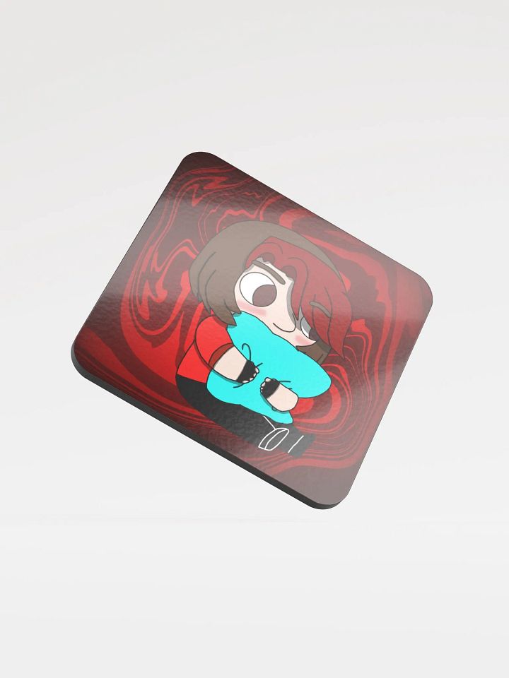 AMPIKANS With An Pillow - Glossed Cork Coaster product image (1)