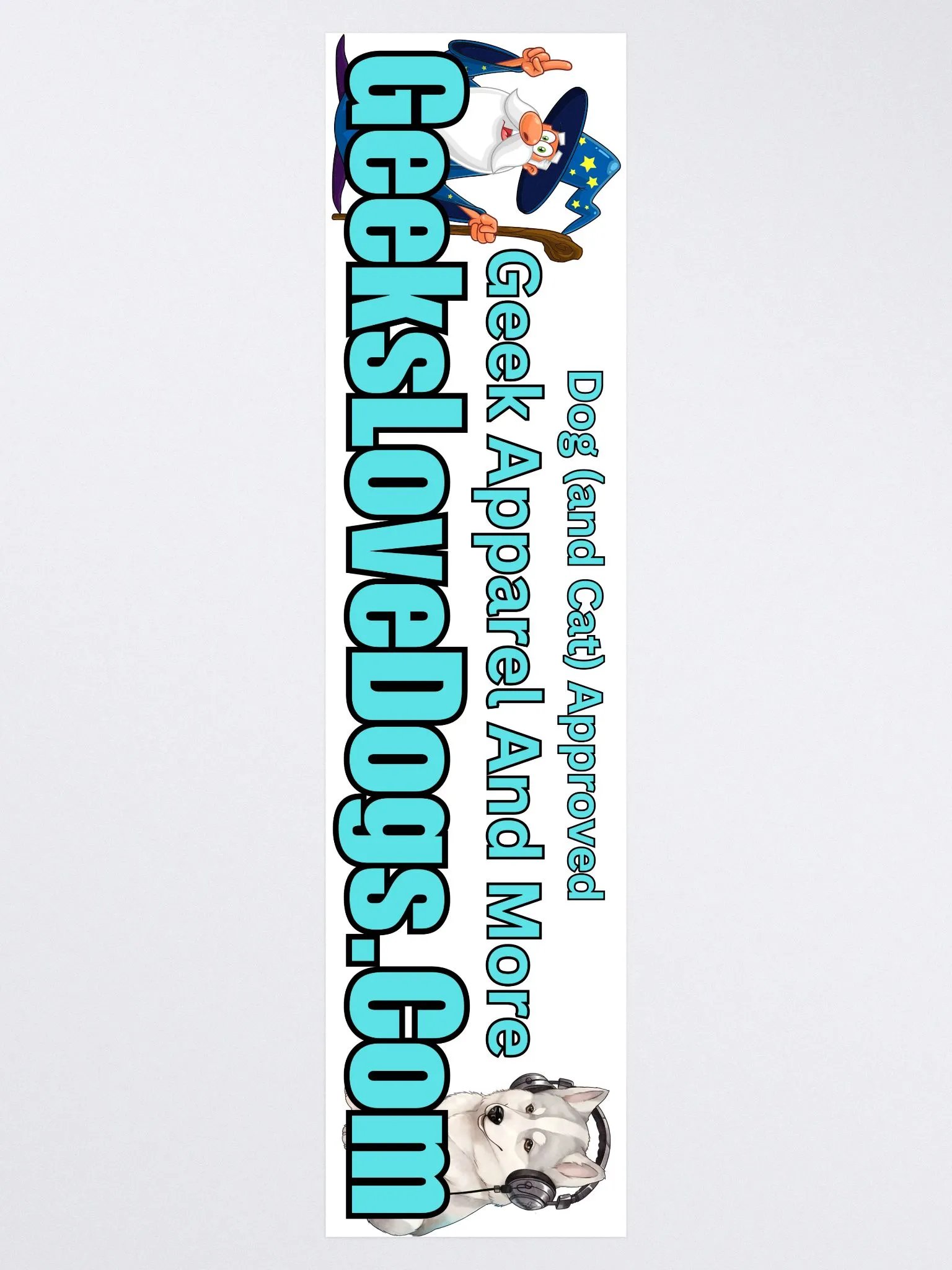 Geeks Love Dogs Bumper Sticker product image (3)