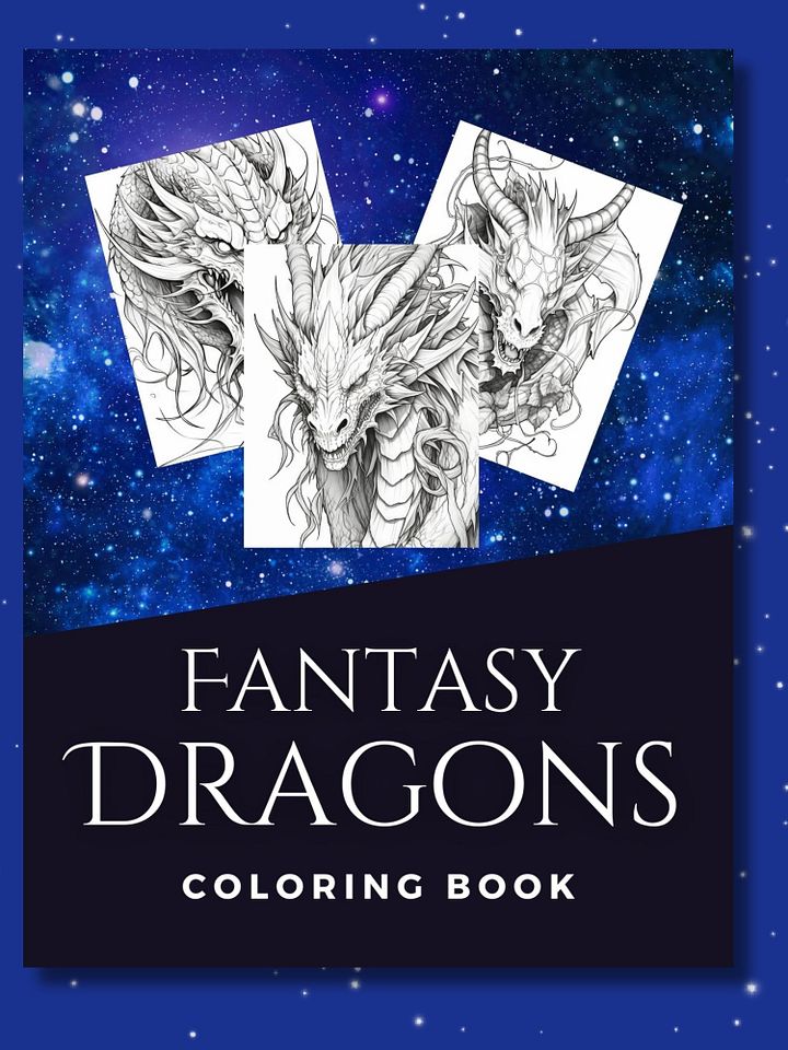 Dragon Coloring Book product image (1)