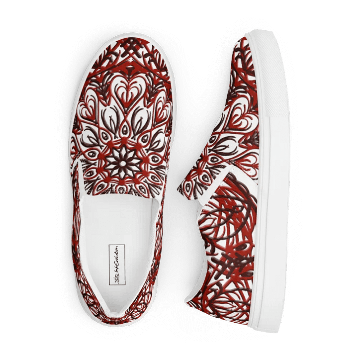 Floral Symmetry Slip-Ons product image (1)
