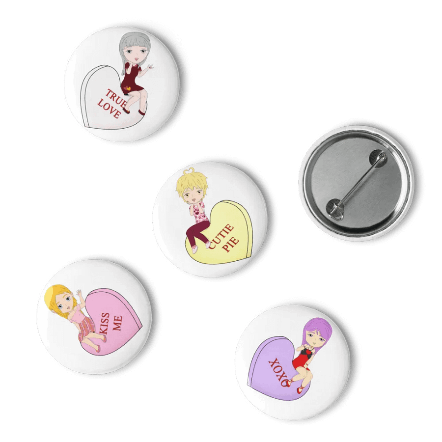 Choco Ichigo! Candy Heart Pins Part 1 product image (6)