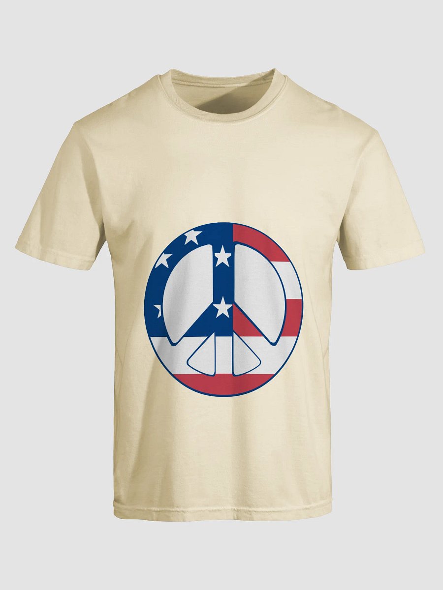 Peace T-Shirt Mens Creme product image (1)
