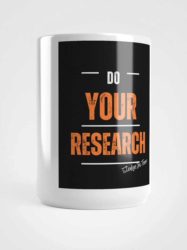 Do Your Research Creramic Mug product image (1)