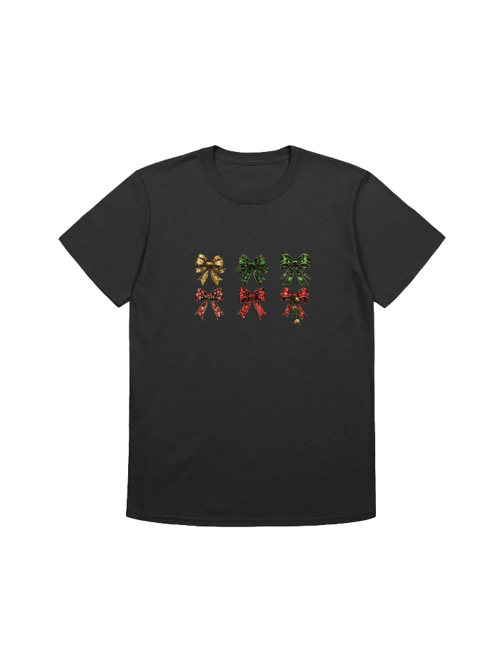 Colorful Cristmas Bows Unisex T-Shirt product image (3)