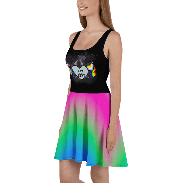 Kay_of_the_Dead Pride Logo Dress With Polysexual Pride Skirt product image (1)