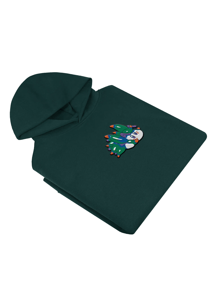 "Cutie Keys" Embroidered Hoodie - Nudibranch Leaf Sheep Sea Slug product image (15)