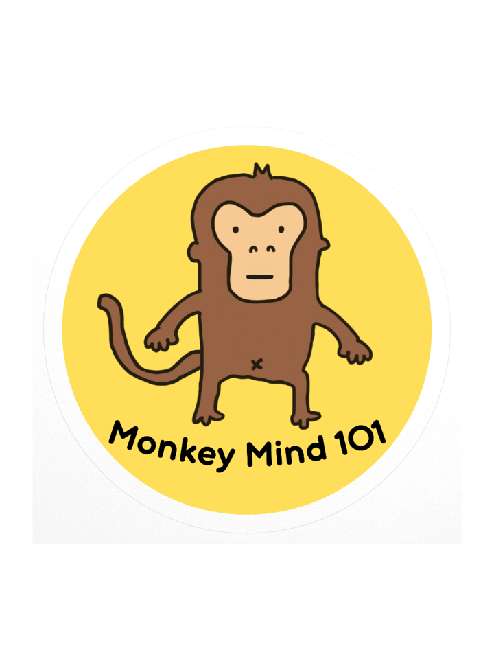 Monkey Mind 101 Logo Sticker product image (1)