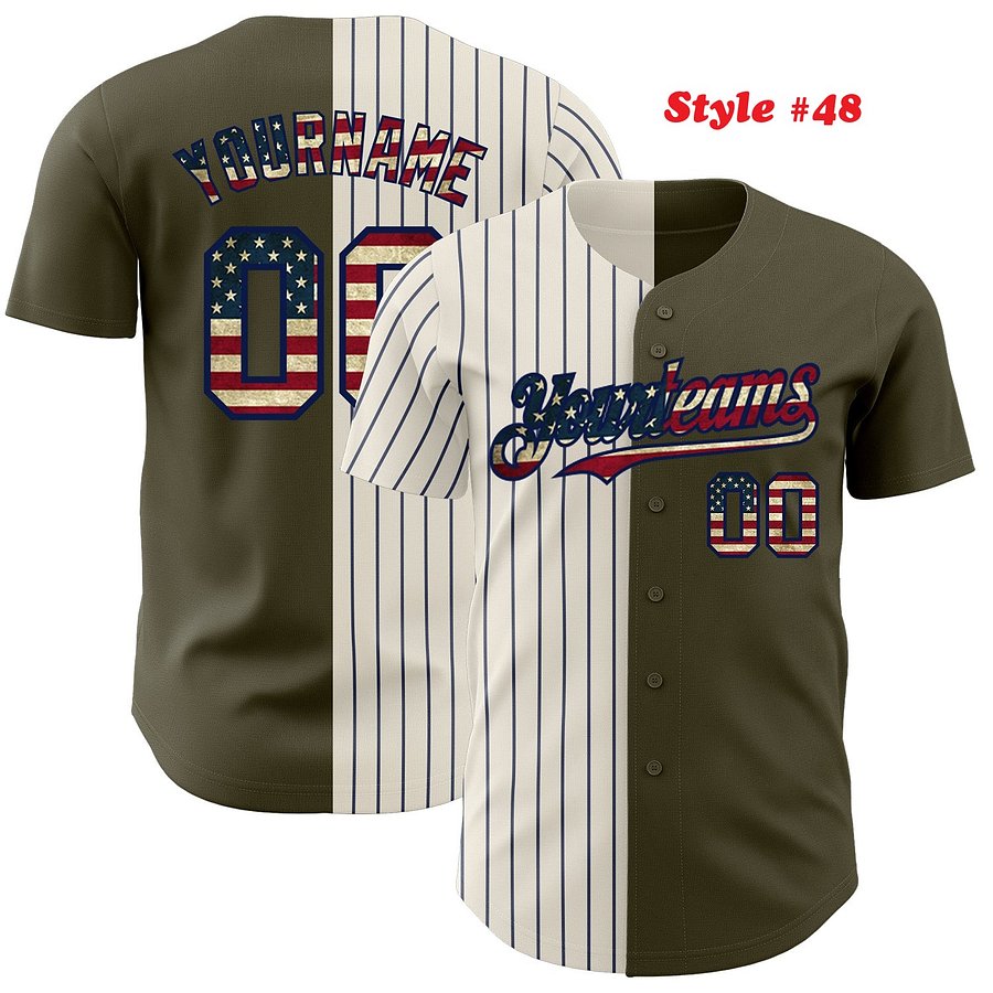 Authentic Baseball Jersey, Custom Baseball Jersey, Personalized Sport Jersey, Colorful, Flowers, Number, Special Logo Custom product image (9)