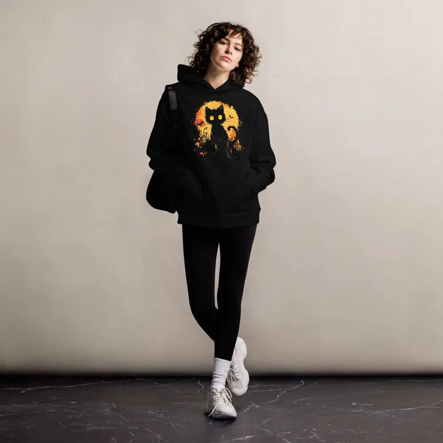 Spooky Cat! - Premium Oversized Hoodie product image (9)