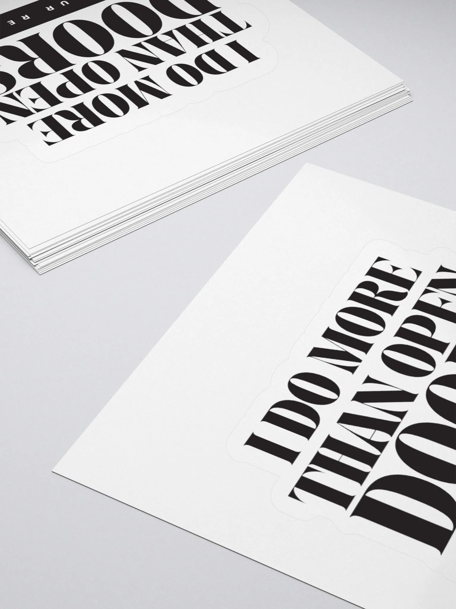 I DO MORE - Kiss Cut Stickers product image (12)