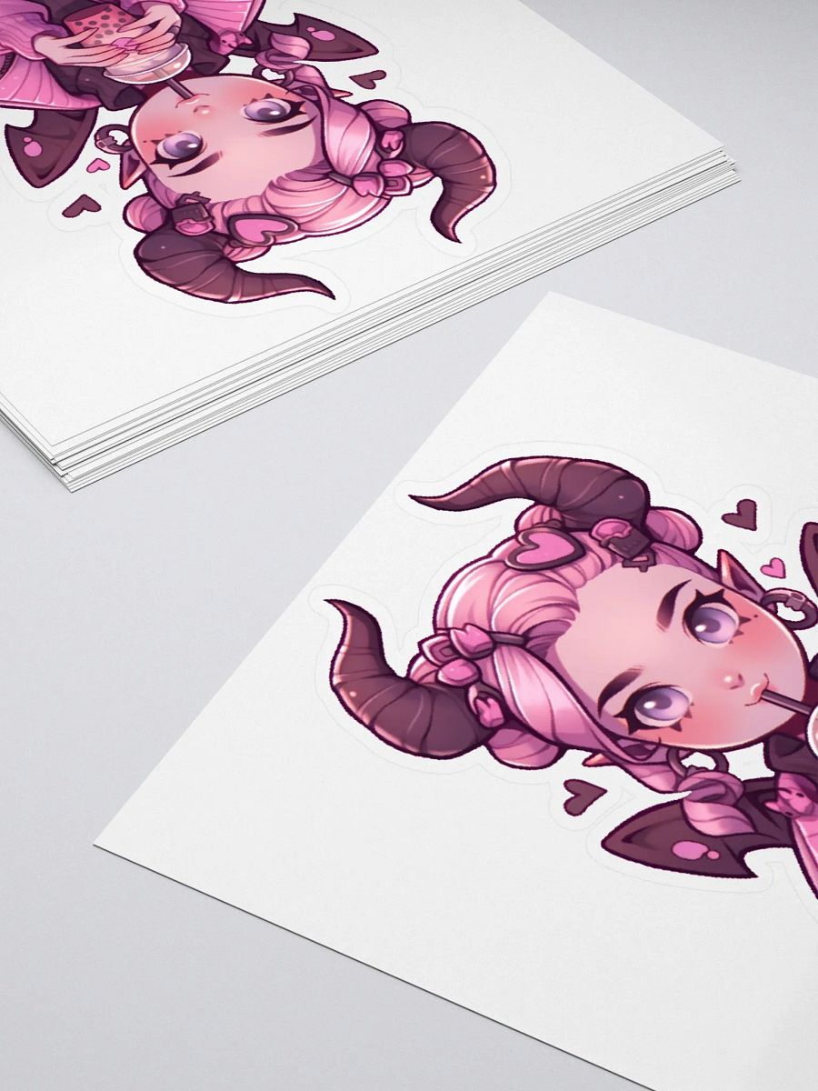 Lily, the Bubble Tea Succubus Sticker product image (11)