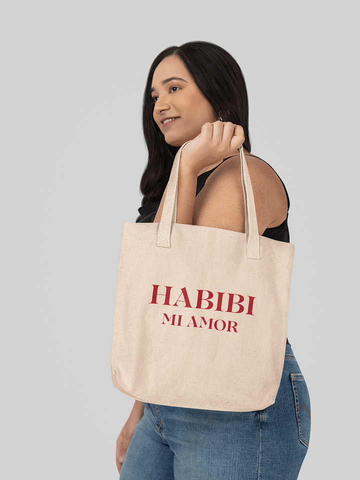 Habibi Mi Amor Tote Bag Red product image (1)