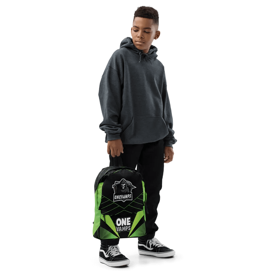 OneVamps Backpack Green and Black product image (7)