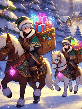 Winter Wishes: A Festive Anime Celebration product image (1)