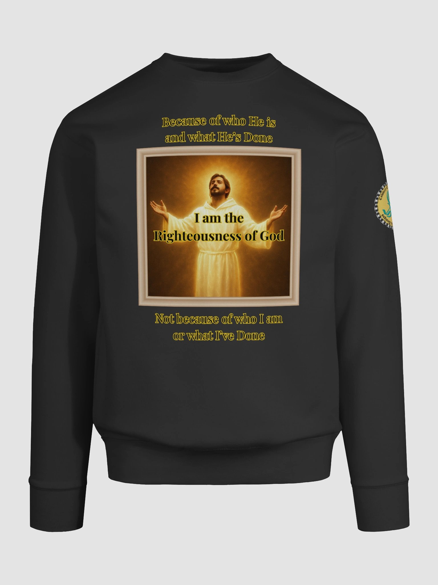 I am the Righteousness of God (Male) Cotton Heritage Premium Sweatshirt product image (9)