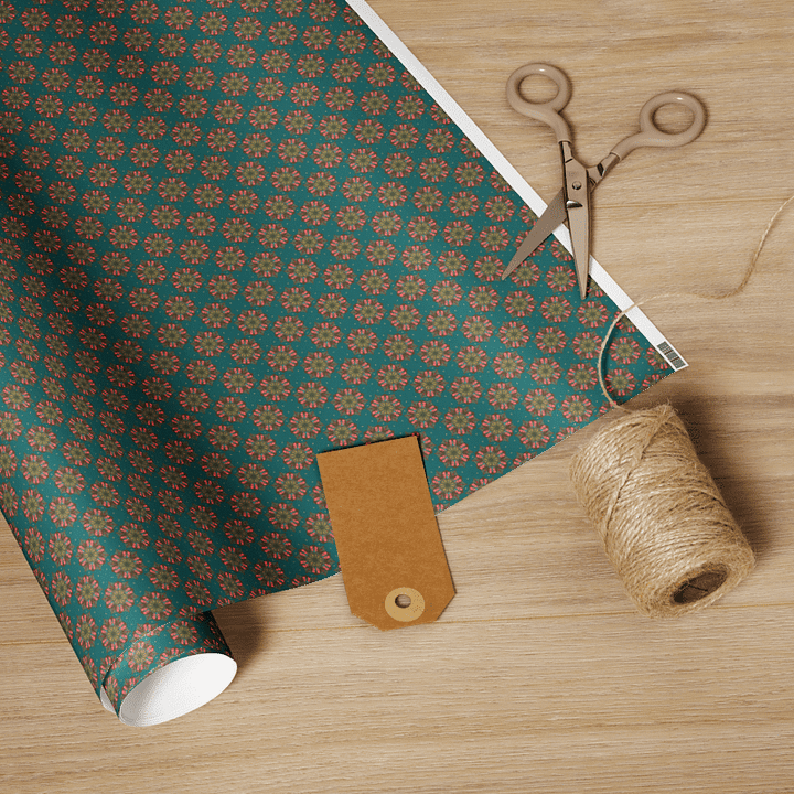 Nordic Cabin Pattern – Wrapping Paper product image (1)
