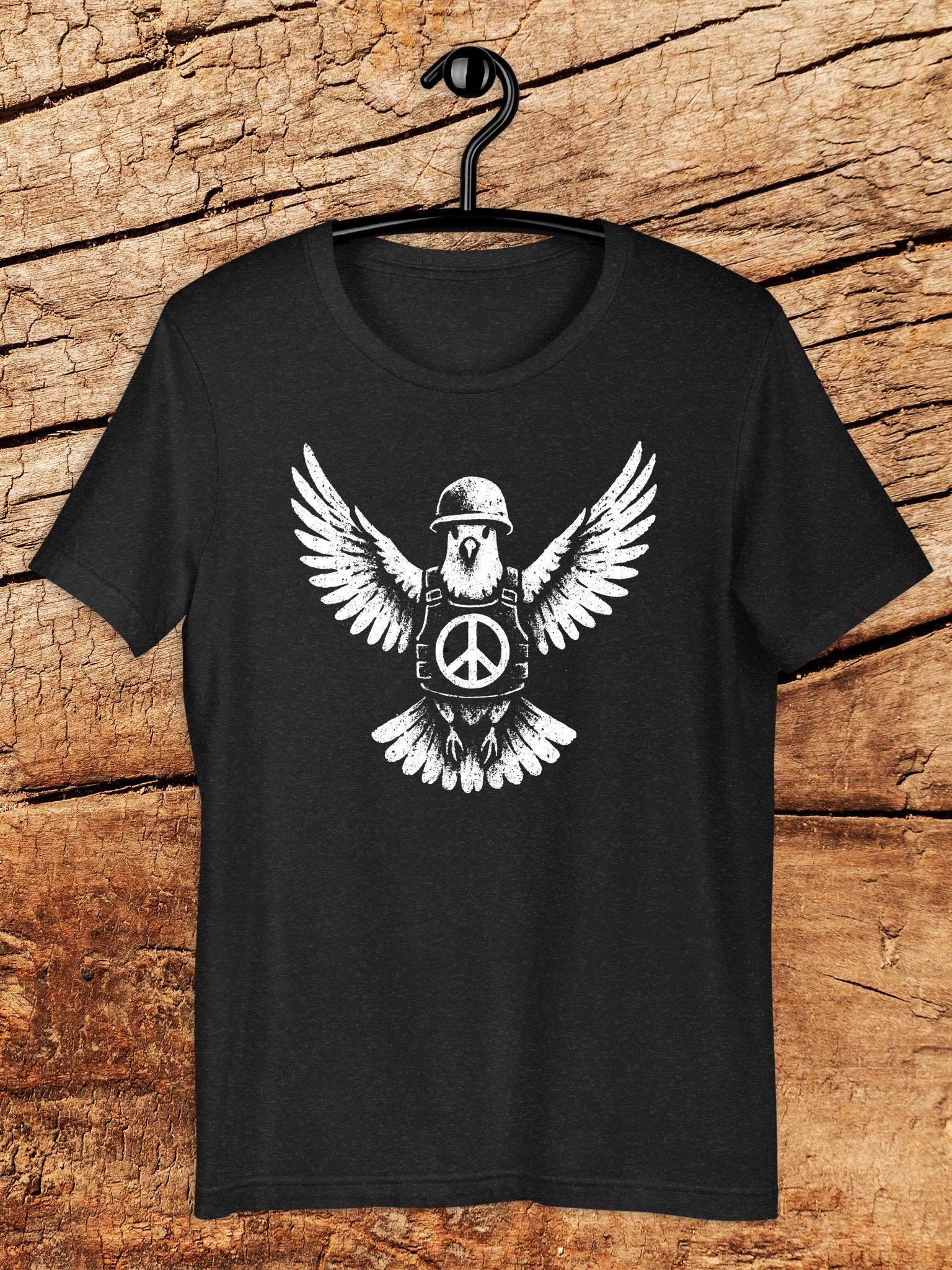 Armored Dove Tee – Peace Under Attack T-shirt (02) product image (12)