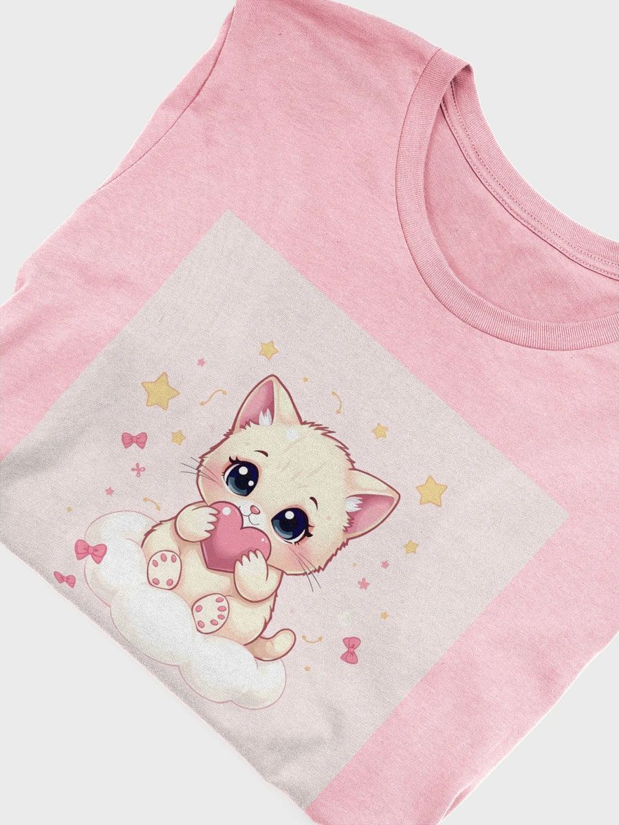Whimsical Kitten Love T-Shirt product image (5)