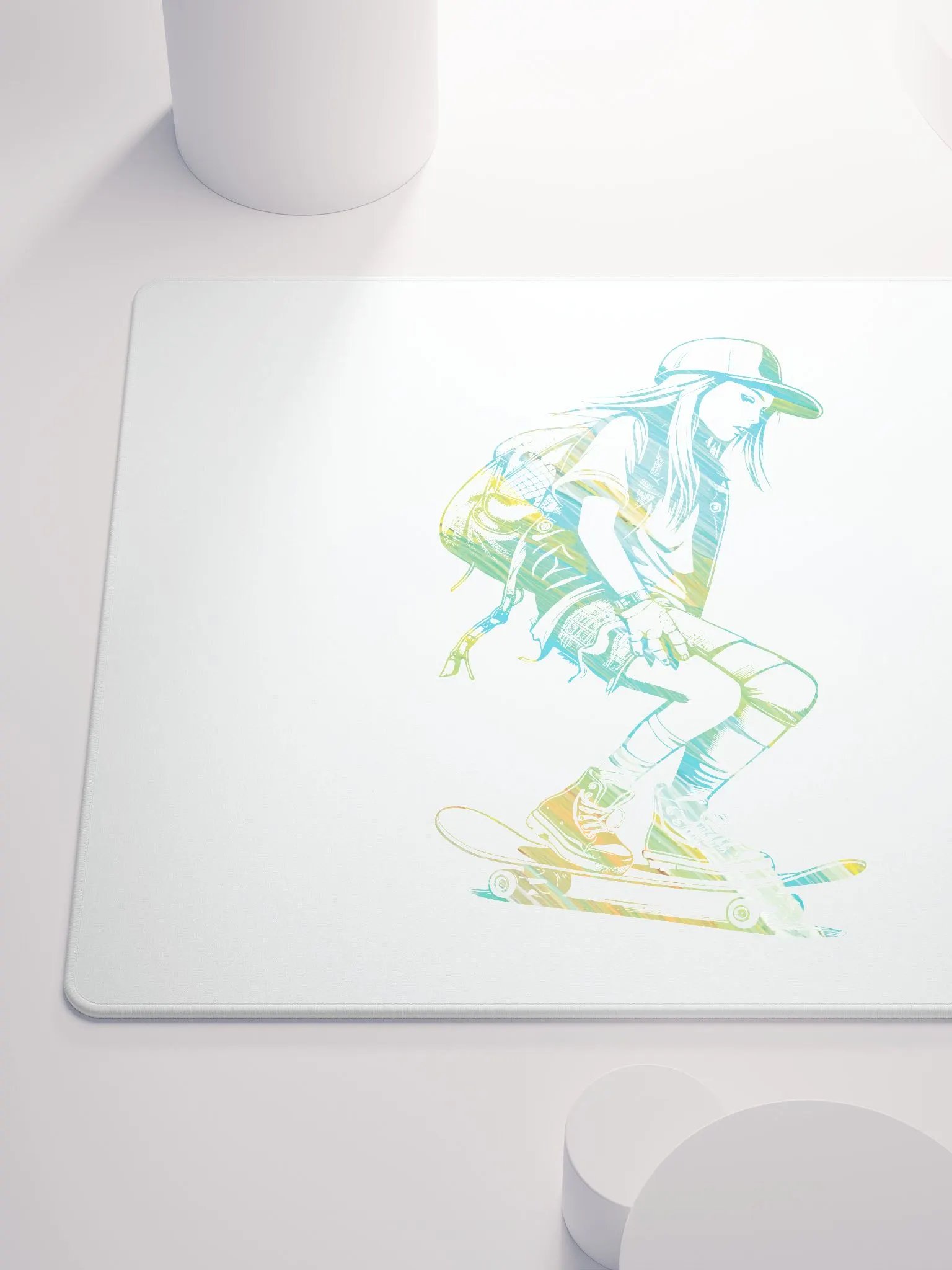 GIRL ON SKATEBOARD Skateboard, skateboarding, skater, skate, retro, vintage, girl, skateboarder, woman, skating, skate clothing product image (6)